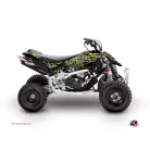 Karosszéria védő dekor matrica készlet Quad CAN-AM Predator Fekete/Szürke/Sárga Széria