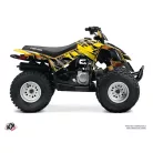 Karosszéria védő dekor matrica készlet Quad CAN-AM Ember Sárga Széria