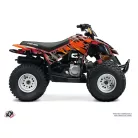 Karosszéria védő dekor matrica készlet Quad CAN-AM Ember Piros Széria