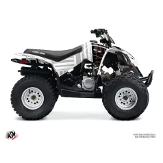   Karosszéria védő dekor matrica készlet Quad CAN-AM Kinetik Fehér Széria
