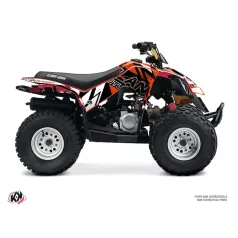   Karosszéria védő dekor matrica készlet Quad CAN-AM Kraft Piros Széria