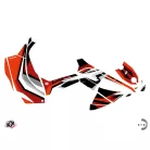 Karosszéria védő dekor matrica készlet Quad CAN-AM Spear Piros Széria