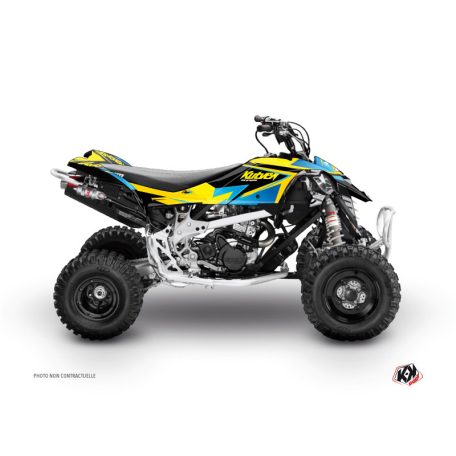 Karosszéria védő dekor matrica készlet Quad CAN-AM Stage Sárga/Kék Széria