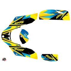   Karosszéria védő dekor matrica készlet Quad CAN-AM Stage Sárga/Kék Széria