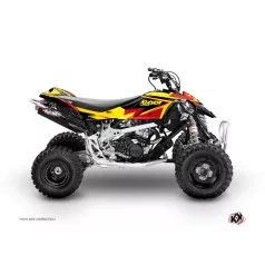   Karosszéria védő dekor matrica készlet Quad CAN-AM Stage Sárga/Piros Széria