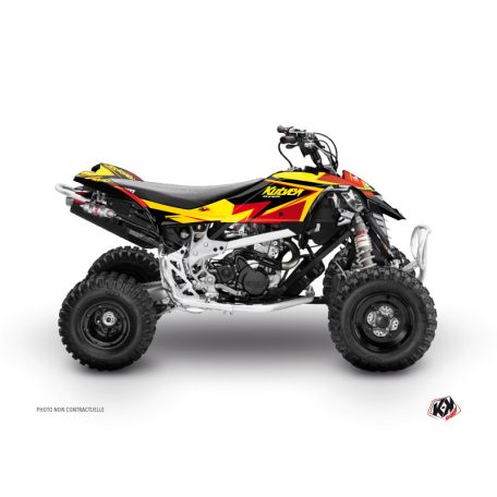 Karosszéria védő dekor matrica készlet Quad CAN-AM Stage Sárga/Piros Széria