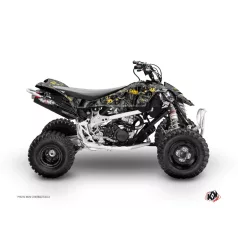   Karosszéria védő dekor matrica készlet Quad CAN-AM Camo Fekete/Sárga Széria