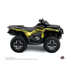   Karosszéria védő dekor matrica készlet Quad CAN-AM Eraser fluo Sárga Széria