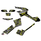 Karosszéria védő dekor matrica készlet Quad CAN-AM Predator Fekete/Szürke/Sárga Széria