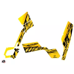   Karosszéria védő dekor matrica készlet Quad CAN-AM Eraser Sárga Széria