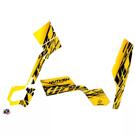 Karosszéria védő dekor matrica készlet Quad CAN-AM Eraser Sárga Széria