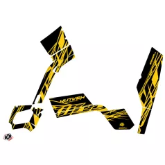   Karosszéria védő dekor matrica készlet Quad CAN-AM Eraser Sárga/Fekete Széria