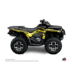   Karosszéria védő dekor matrica készlet Quad CAN-AM Eraser fluo Sárga Széria