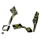 Karosszéria védő dekor matrica készlet Quad CAN-AM Predator Fekete/Szürke/Sárga Széria