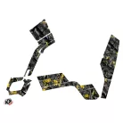 Karosszéria védő dekor matrica készlet Quad CAN-AM Camo Fekete/Sárga Széria