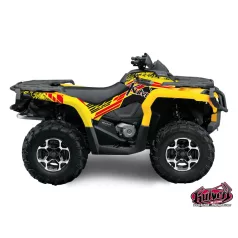   Karosszéria védő dekor matrica készlet Quad CAN-AM Spirit Széria