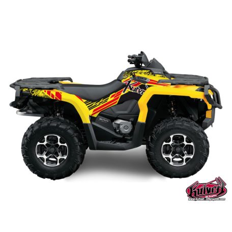 Karosszéria védő dekor matrica készlet Quad CAN-AM Spirit Széria