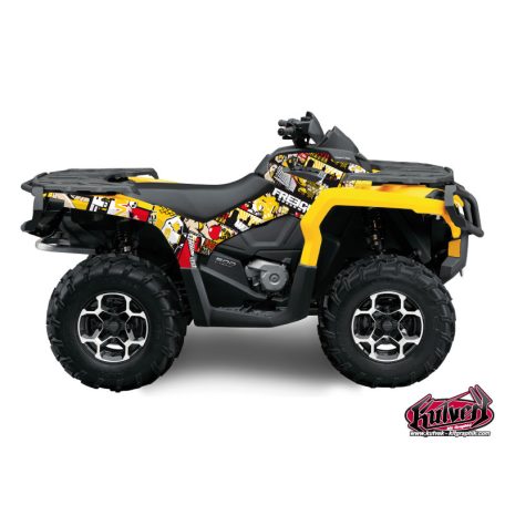Karosszéria védő dekor matrica készlet Quad CAN-AM Freegun Széria