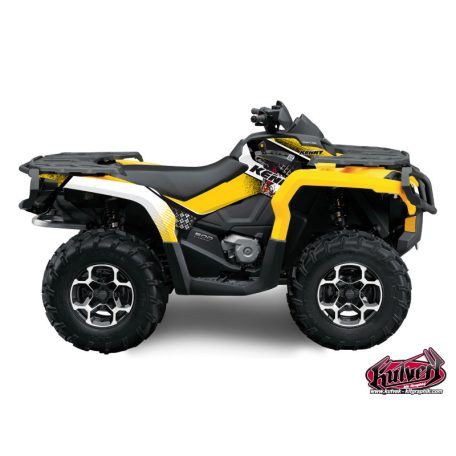 Karosszéria védő dekor matrica készlet Quad CAN-AM Kenny Széria