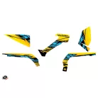 Karosszéria védő dekor matrica készlet Quad CAN-AM Eraser Sárga/Kék Széria