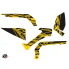 Karosszéria védő dekor matrica készlet Quad CAN-AM Eraser Sárga/Fekete Széria