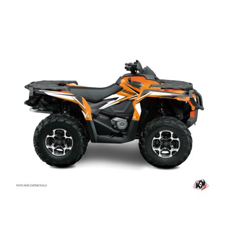 Karosszéria védő dekor matrica készlet Quad CAN-AM Stage Narancs Széria