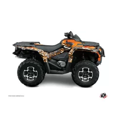   Karosszéria védő dekor matrica készlet Quad CAN-AM Predator Narancs Széria