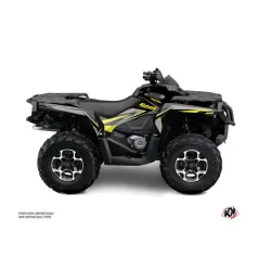   Karosszéria védő dekor matrica készlet Quad CAN-AM Stage Neon Szürke Széria