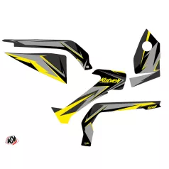   Karosszéria védő dekor matrica készlet Quad CAN-AM Stage Neon Szürke Széria