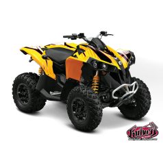   Karosszéria védő dekor matrica készlet Quad CAN-AM Factory Sárga Széria