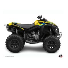   Karosszéria védő dekor matrica készlet Quad CAN-AM Stage Sárga/Kék Széria