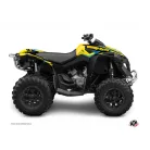 Karosszéria védő dekor matrica készlet Quad CAN-AM Stage Sárga/Kék Széria