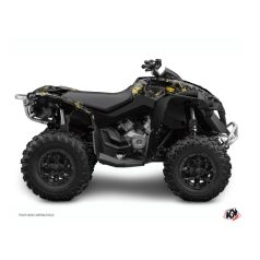   Karosszéria védő dekor matrica készlet Quad CAN-AM Camo Fekete/Sárga Széria