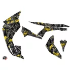Karosszéria védő dekor matrica készlet Quad CAN-AM Camo Fekete/Sárga Széria