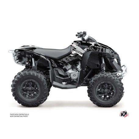 Karosszéria védő dekor matrica készlet Quad CAN-AM Ember Szürke Széria