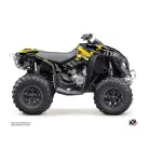 Karosszéria védő dekor matrica készlet Quad CAN-AM Ember Sárga Széria