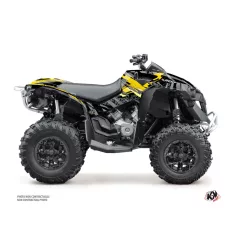   Karosszéria védő dekor matrica készlet Quad CAN-AM Ember Sárga Széria