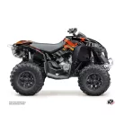 Karosszéria védő dekor matrica készlet Quad CAN-AM Ember Piros Széria