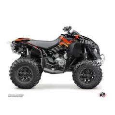   Karosszéria védő dekor matrica készlet Quad CAN-AM Ember Piros Széria