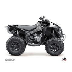   Karosszéria védő dekor matrica készlet Quad CAN-AM Kinetik Szürke Széria
