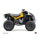 Karosszéria védő dekor matrica készlet Quad CAN-AM Kinetik Sárga Széria