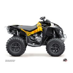   Karosszéria védő dekor matrica készlet Quad CAN-AM Kinetik Sárga Széria
