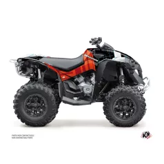   Karosszéria védő dekor matrica készlet Quad CAN-AM Kinetik Piros Széria