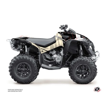 Karosszéria védő dekor matrica készlet Quad CAN-AM Kinetik Homokszínű Széria