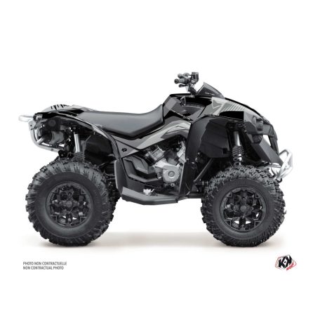 Karosszéria védő dekor matrica készlet Quad CAN-AM Kliff Szürke Széria