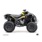 Karosszéria védő dekor matrica készlet Quad CAN-AM Kliff Sárga Széria