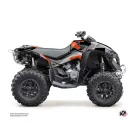 Karosszéria védő dekor matrica készlet Quad CAN-AM Kliff Piros Széria