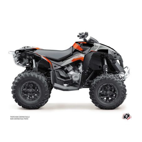 Karosszéria védő dekor matrica készlet Quad CAN-AM Kliff Piros Széria