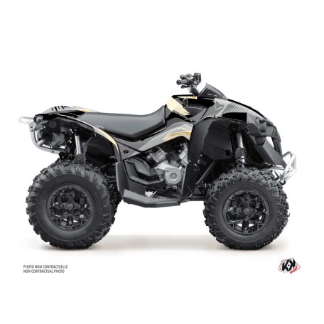 Karosszéria védő dekor matrica készlet Quad CAN-AM Kliff Homokszínű Széria