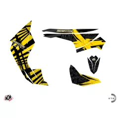   Karosszéria védő dekor matrica készlet Quad CAN-AM Kollector Sárga Széria